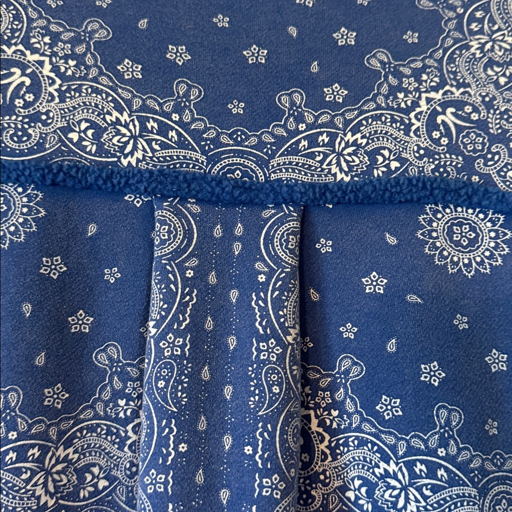 Easel Blue Paisley Print Jacket - Picture 5 of 5